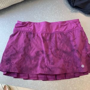 Purple lululemon skirt size 6